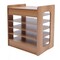 Wood Desktop Organizer Paper File Holder For Home & Office Document Storage Rack
